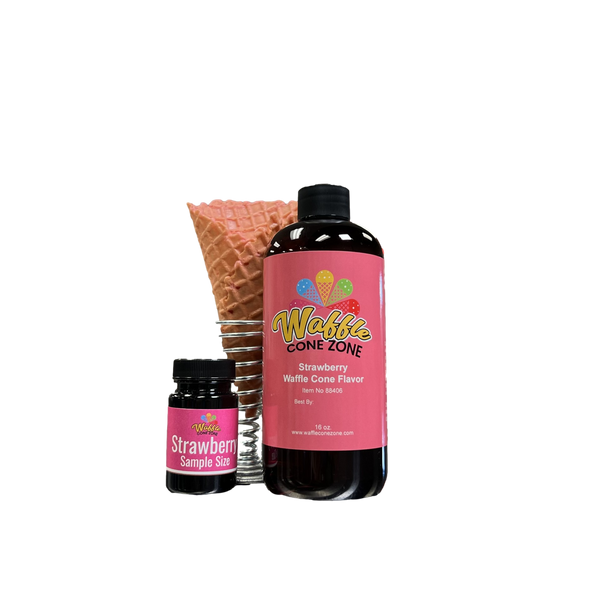 Strawberry Waffle Cone Flavor Waffle Cone Zone Strawberry Waffle Cone Flavor Waffle Cone Zone