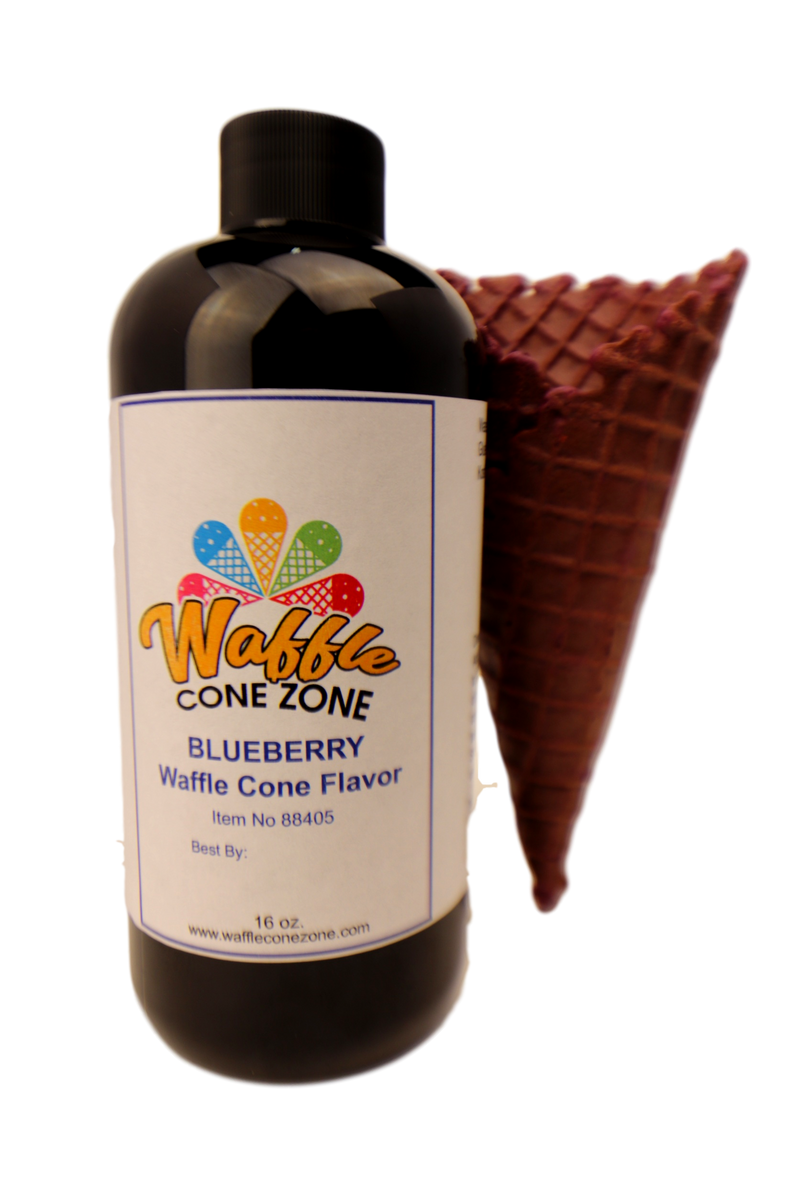 Blueberry Waffle Cone Flavor Waffle Cone Zone